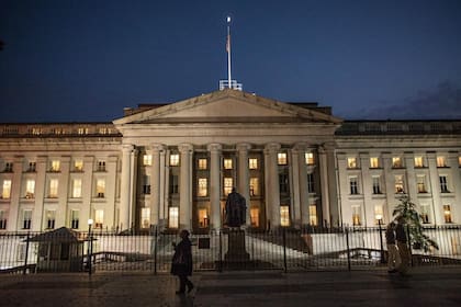 Departamento del Tesoro de Estados Unidos, en Washington DC