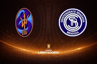 Independiente Rivadavia venció por 4-2 a Deportivo La Guaira, por la Copa Libertadores 2026