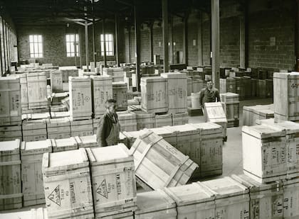 Depósito antiguo de Laboratorios Merck en Argentina.