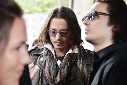 Depp junto a Damien Echols, cuyo caso se encargò de difundir durante años