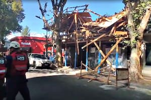 Derrumbe en Costa Rica 5100 y Fray Justo Santa Maria de Oro