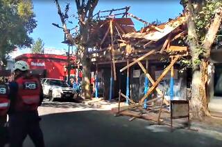 Derrumbe en una obra en construcción: al menos dos fallecidos