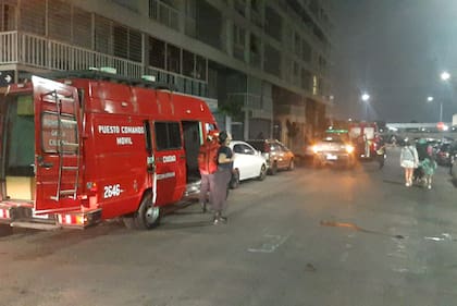 Derrumbe en un complejo de viviendas en Parque Patricios