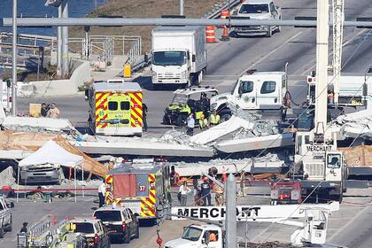El puente había sido instalado hace a penas cinco días