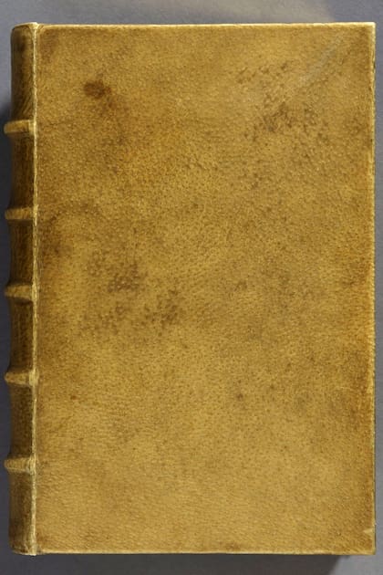 La portada del libro "Des Destinies de l'Ame" ("Destinos del alma") fue encuadernada con piel humana