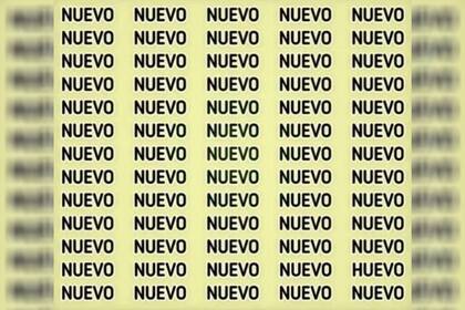 Desafío visual para expertos: encontrar la palabra “huevo” en cinco segundos