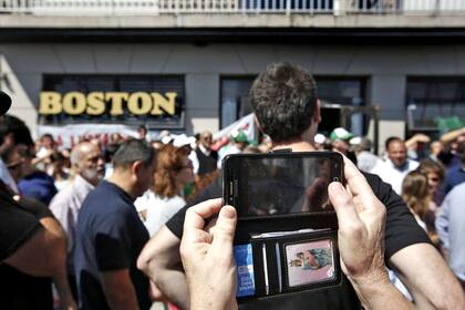 Desalojo en la confitería Boston