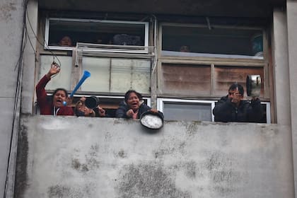 Desalojo en un edificio de Parque Patricios