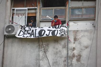 Desalojo en un edificio de Parque Patricios