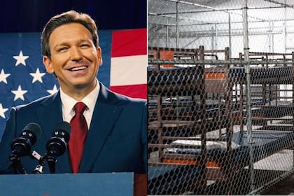 DeSantis anunció que planea construir un nuevo centro de detención de inmigrantes en Florida