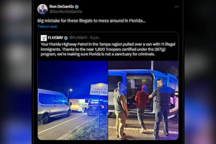 DeSantis emitió un contundente comunicado sobre el resultado del operativo