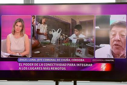 Ángel Luna (jefe comunal de Chuña) aseguró que antes de la conectividad era un pueblo olvidado