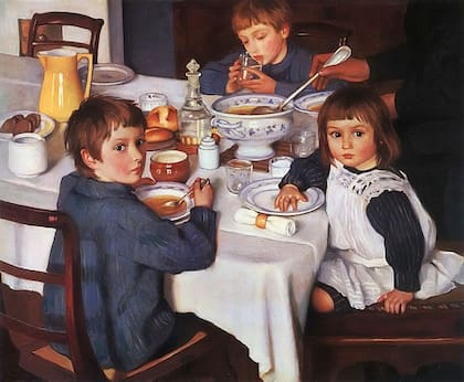 Desayuno, Zinaida Serebryakova (1914)