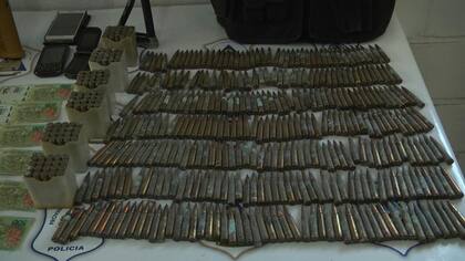 Las municiones y parte del botín