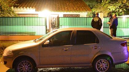 Uno de los allanamientos que realizó la policía