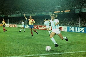 Italia 90. A Caniggia le costó muy caro rescatar a la princesa Peach