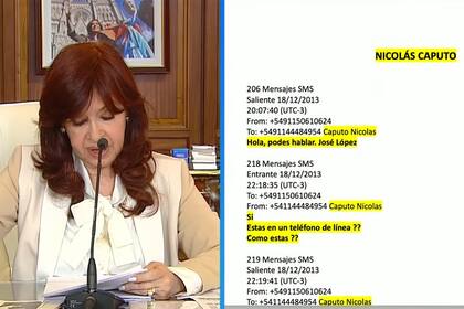 Descargo de Cristina Fernández de Kirchner