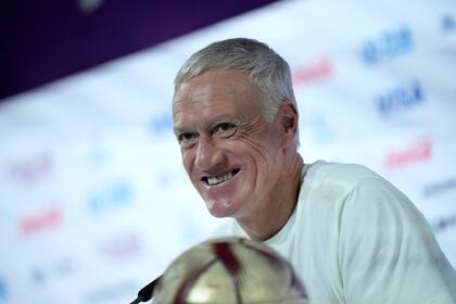 Deschamps, durante la conferencia de prensa