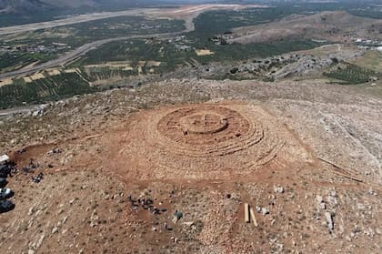 Descubren una enigmática estructura laberíntica en la isla de Creta