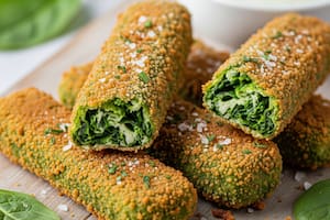 Descubrí cómo hacer los bastones de espinaca en pocos minutos