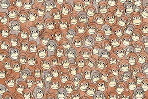 El acertijo viral del mono del momento que solo las mentes más veloces resuelven en 30 segundos