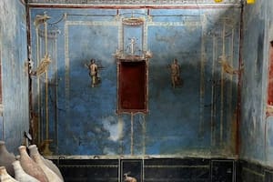 Descubren una misteriosa sala "sagrada" en Pompeya que sobrevivió a la erupción del Vesubio