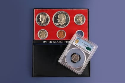 Desde 1968 ha habido solo seis errores de No S Proof publicados erróneamente por la Casa de la Moneda de EE. UU. Great Collections