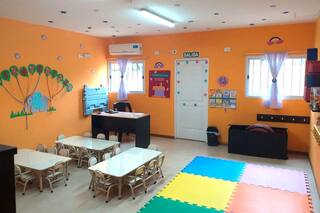 Macri visita un jardín hecho con dinero de Antonini Wilson