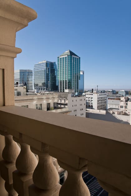 Desde el hotel se llega a observar el río