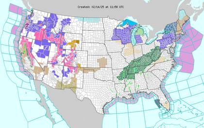 Desde el Medio Oeste hasta Nueva Inglaterra, se esperan fuertes nevadas durante el fin de semana
