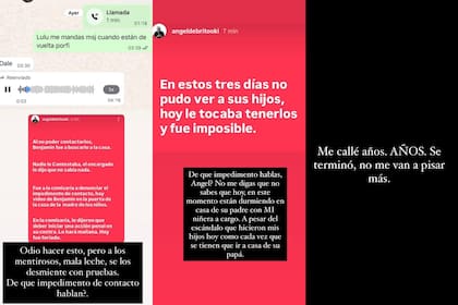 Desde Estambul, la China Suárez arremetió contra Ángel de Brito