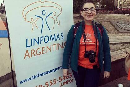 Desde hace 11 años Noe es voluntaria de Linfomas Argentina