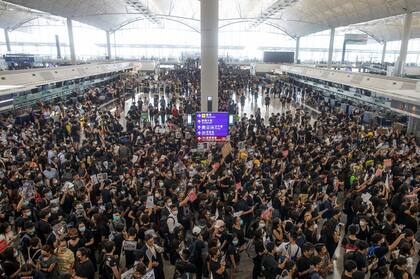 Desde junio los manifestantes repudian el control de China ejerce sobre ellos