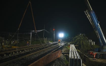 Desde junio permanece cerrado el cruce a nivel de Irigoyen y las vías del ferrocarril Sarmiento en el límite entre Liniers y Villa Luro