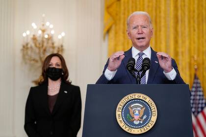 Desde la Casa Blanca, Joe Biden habló sobre la evacuación en Afganistán