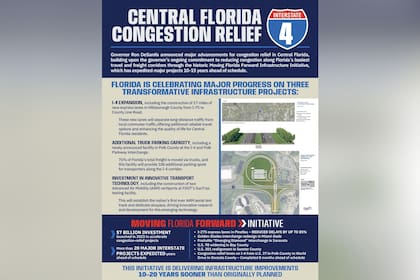 Desde la construcción de carriles hasta expandir el estacionamiento de camiones: las claves de la iniciativa de transporte en Florida