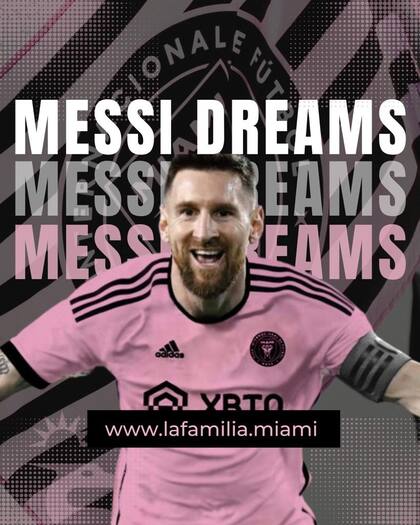 Desde "La Familia" ya soñaban hace un tiempo atrás con la llegada de Lionel Messi y desde su página web ya lo anunciaban incluso desde el año pasado