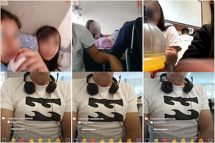 Desde LA NACION probamos la aplicación y en apenas 10 minutos nos conectamos con una decena de niñas, niños y adolescentes; algunos, estaban en sus aulas.