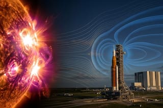 La tormenta solar que la NASA mira de cerca a horas de una nueva misión a la Luna