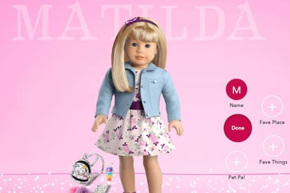 Desde la página puede crearse la muñeca (imagen a modo ilustrativo)