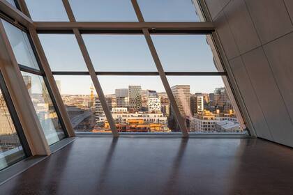 Desde los últimos pisos se obtienen increíbles panorámicas de Oslo.
