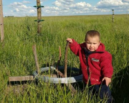 Desde pequeño que Lázaro va al campo con su padre