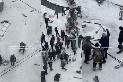 Desde su casa la actriz grabó las distintas escenas que filmaron en la locación (Foto: Captura de video / TikTok @domenechcaro_ok)
