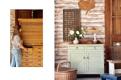 Desde su cuenta @gaetanadeco, Florencia Vazzano muestra cómo recicla muebles viejos y antiguos y comparte buenos consejos a sus 85 mil seguidores