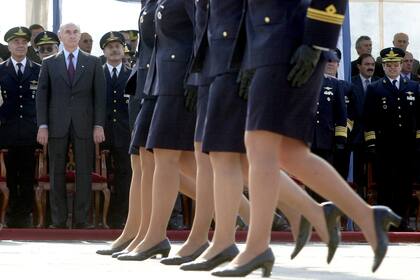 Desfile durante la presidencia de Fernando de la Rúa