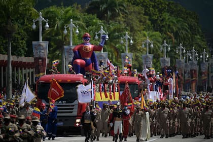 Desfile militar del 5 de julio de 2022.