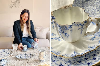 Desirée Orellana está abocada a la compra y venta de porcelana antigua desde 2015.
