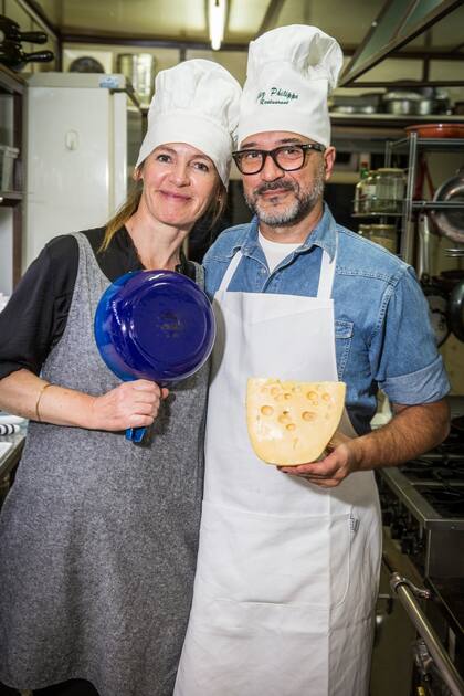 Desirée Swobada y Marcelo Iglesias: por siempre fondue.