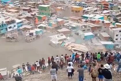 Deslaves en Arequipa, Perú.