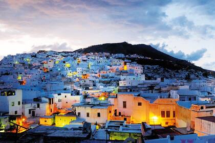 Deslumbrante. La puesta del sol en Tetouan, ciudad que es patrimonio de la Unesco